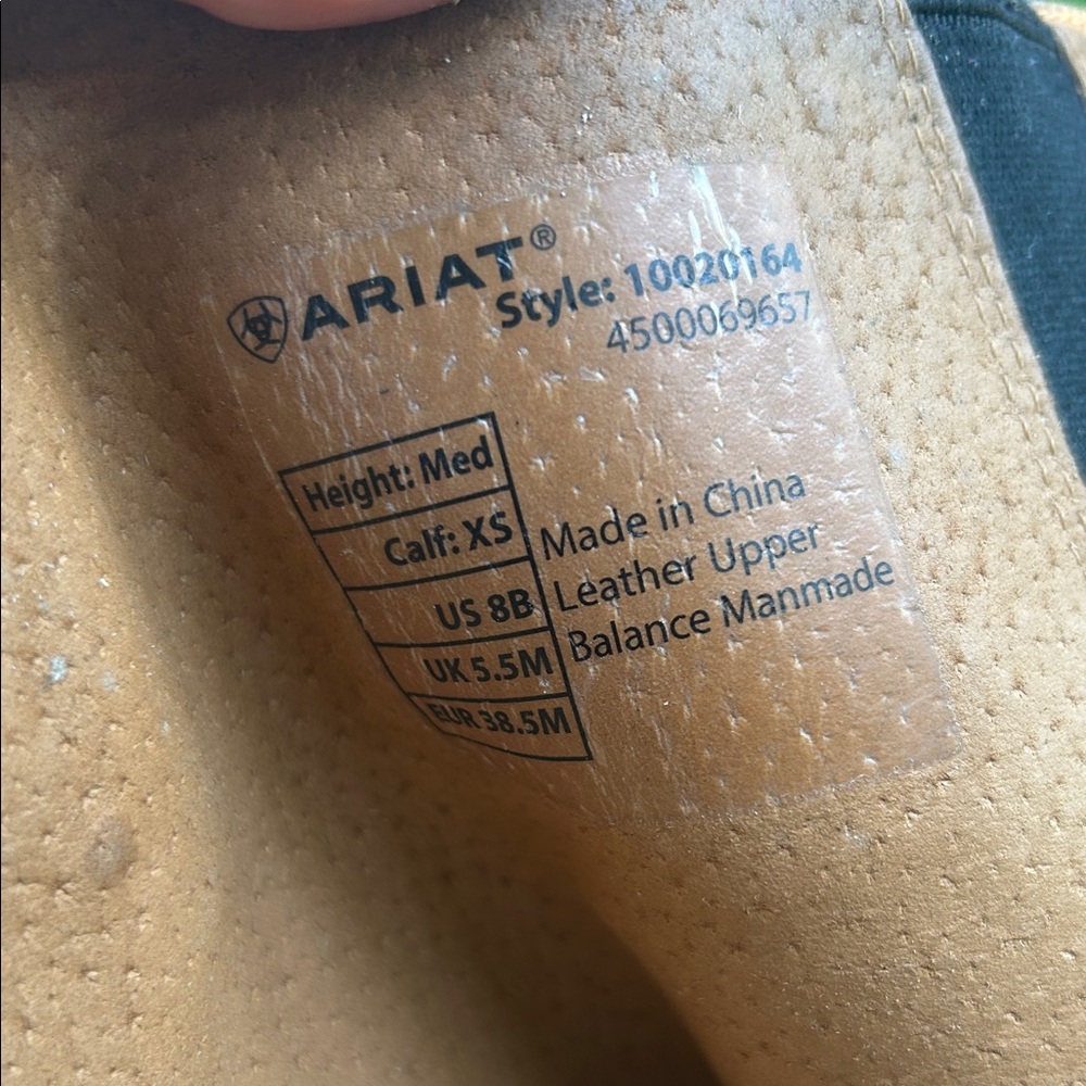 Ariat Tall equestrian Riding Boots size 8 - Picture 7 of 11